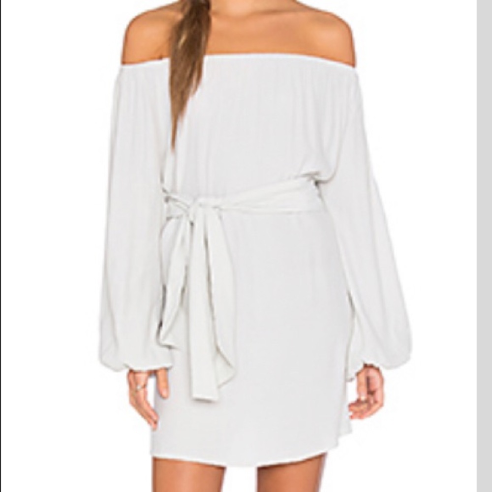 Dash off the shoulder tie dress